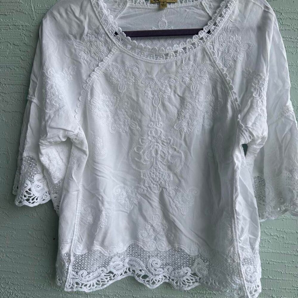 Democracy Women's White Blouse